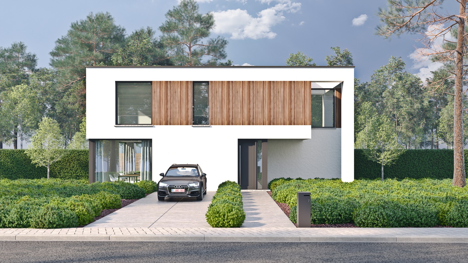 Afbeelding Moderne nieuwbouwwoning op een exclusief perceel te koop - Casteels Vastgoed
