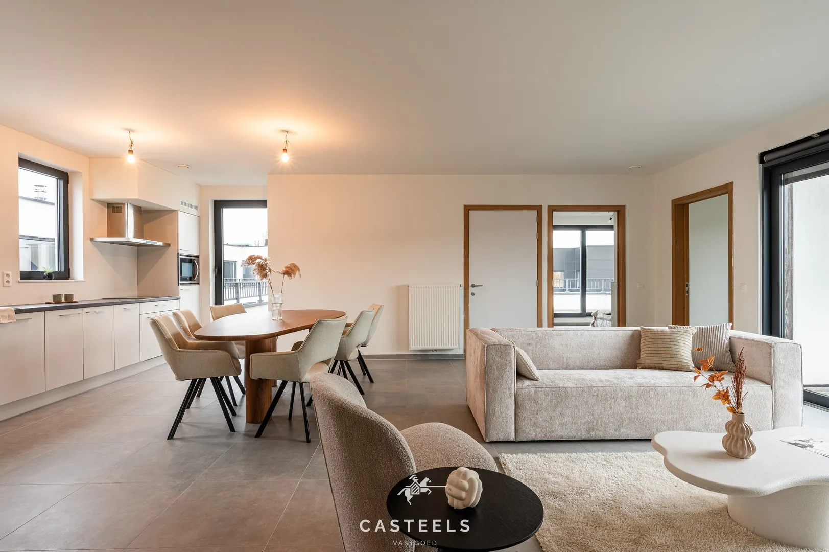 Afbeelding Nieuwbouwappartement met 2 slaapkamers en terras - Casteels Vastgoed