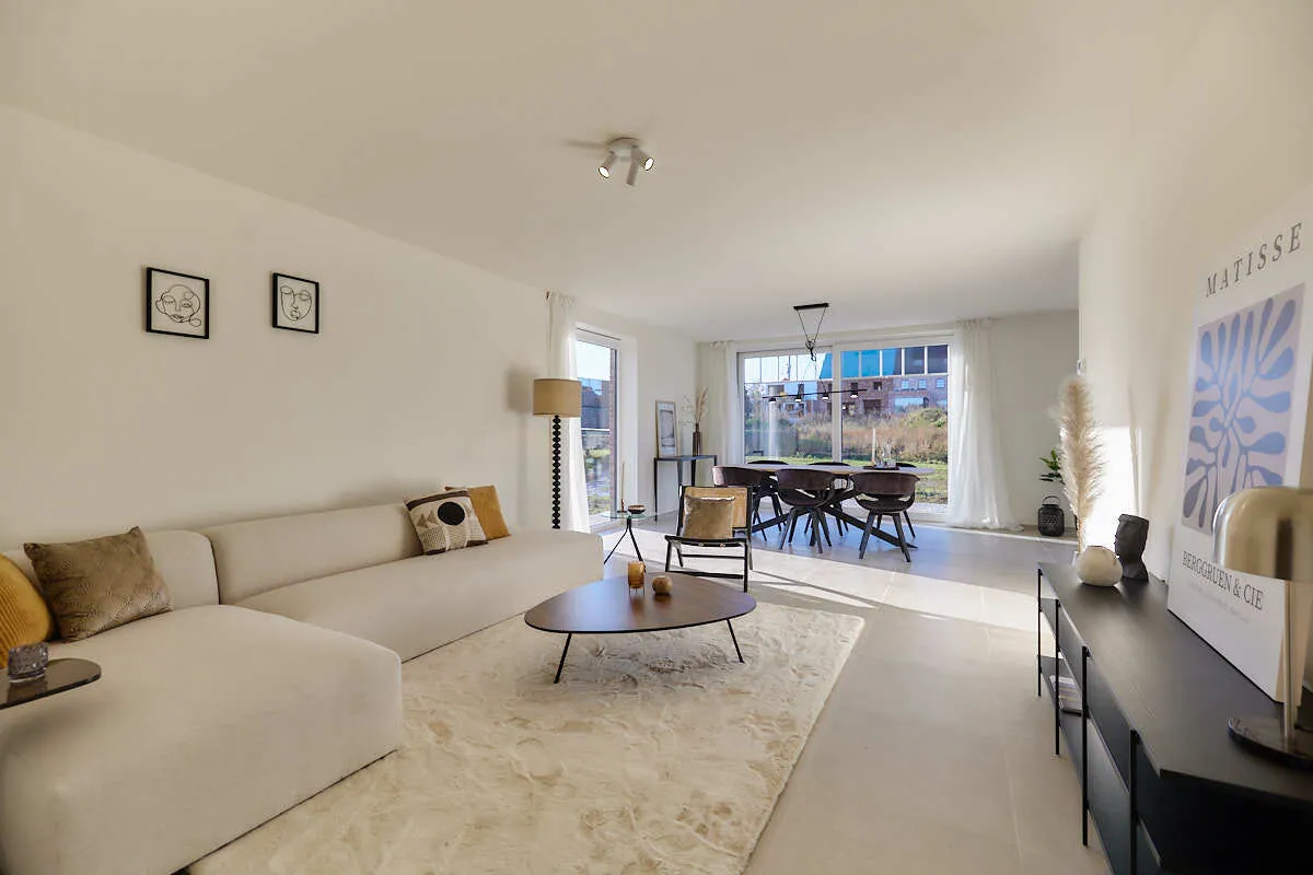 Afbeelding Moderne nieuwbouwwoning met tuin en 3 slaapkamers in groene omgeving Merelbeke - Casteels Vastgoed