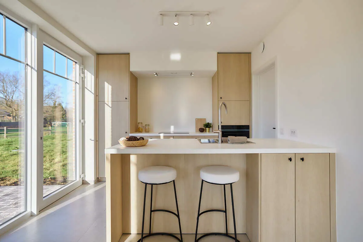 Afbeelding Moderne nieuwbouwwoning met tuin en 3 slaapkamers in groene omgeving Merelbeke - Casteels Vastgoed