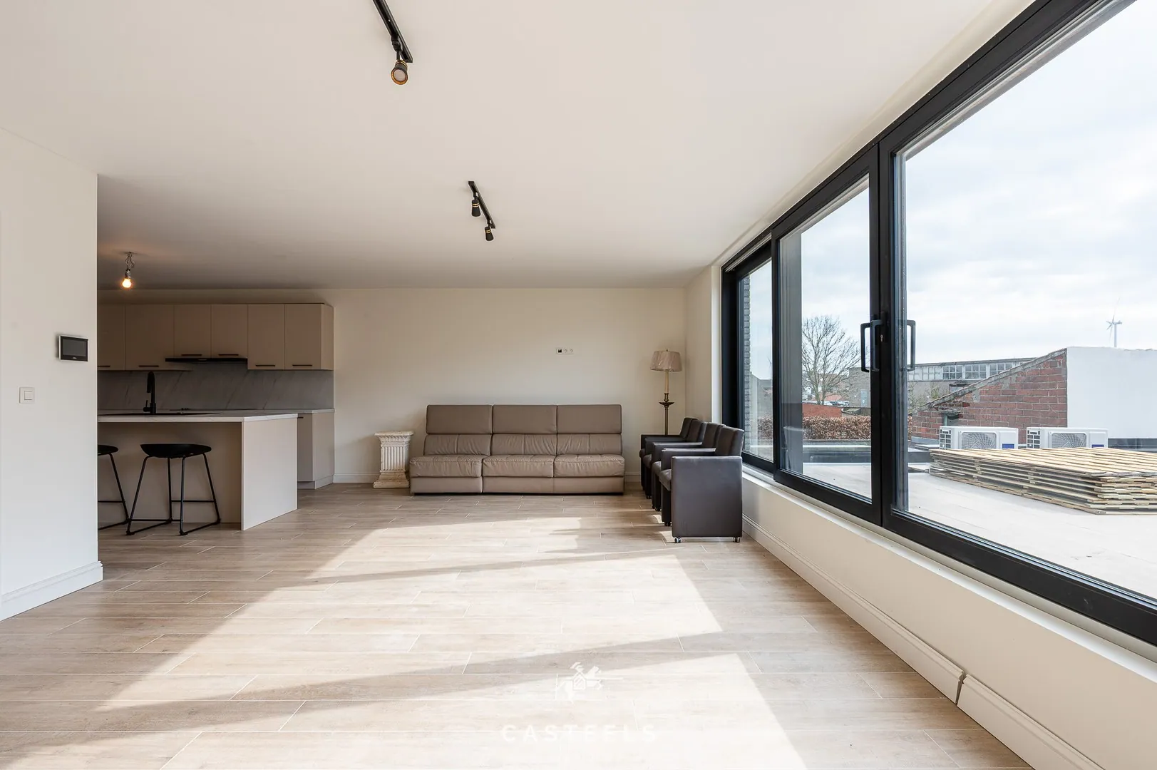 Afbeelding Ruime duplex met zonnig terras te Zelzate te koop - Casteels Vastgoed