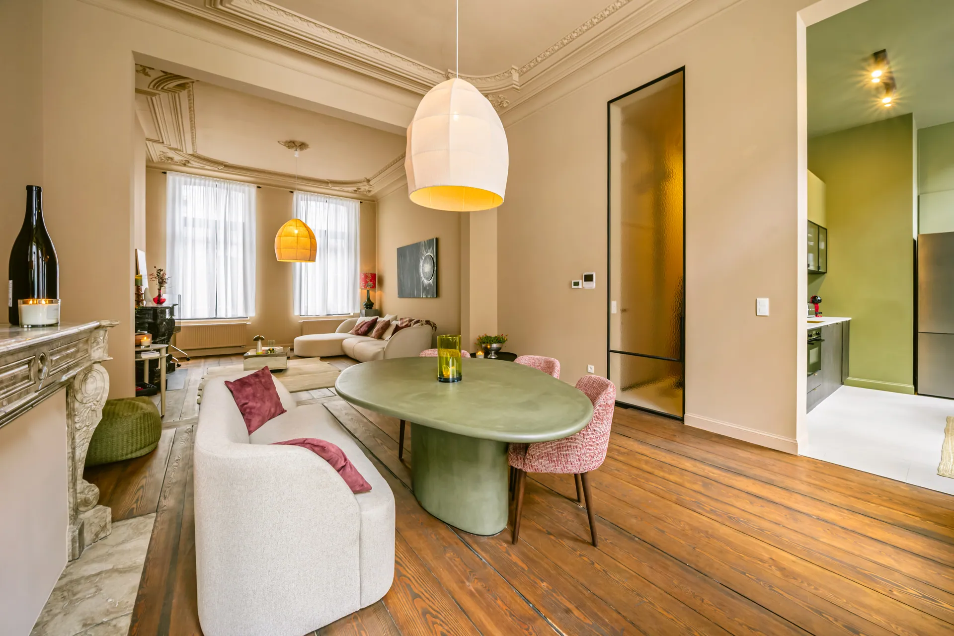 Afbeelding Uitzonderlijk gerenoveerd herenhuisappartement van 229 m² in hartje Gent - Casteels Vastgoed