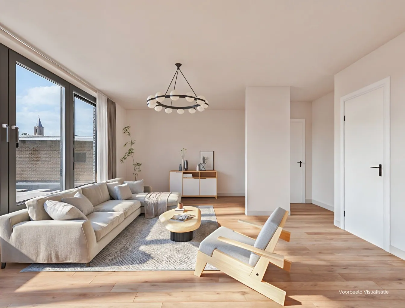 Afbeelding Ruime duplex met zonnig terras te Zelzate te koop - Casteels Vastgoed